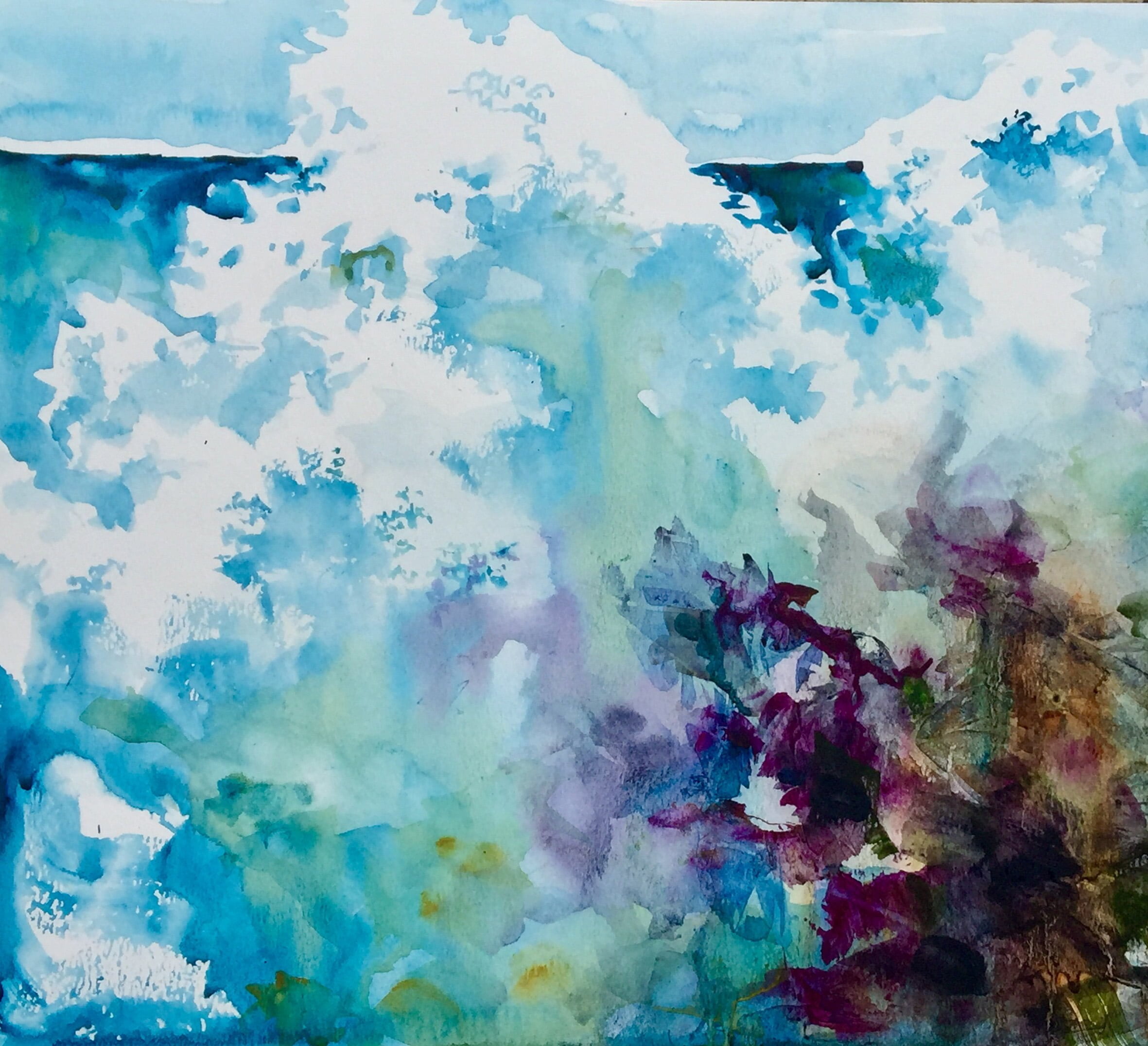 Lamorna finished painting